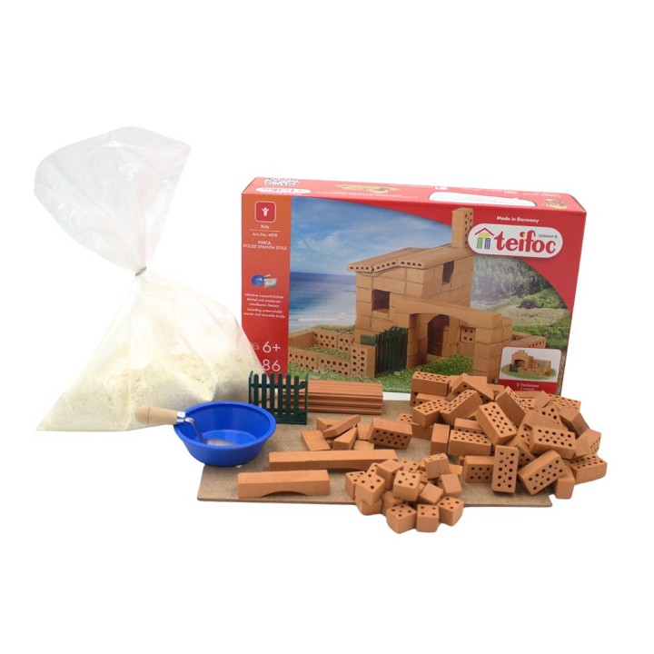 Teifoc® Bouwdoos Huis / Finca – 86 onderdelen